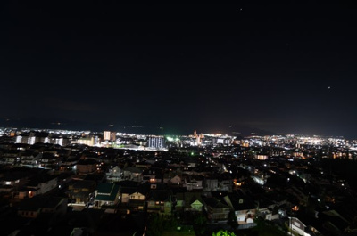 【展望】 | 【上質リフォーム】井口台パークヒルズウエストコート | 現地（2023年7月28日20：00頃）撮影