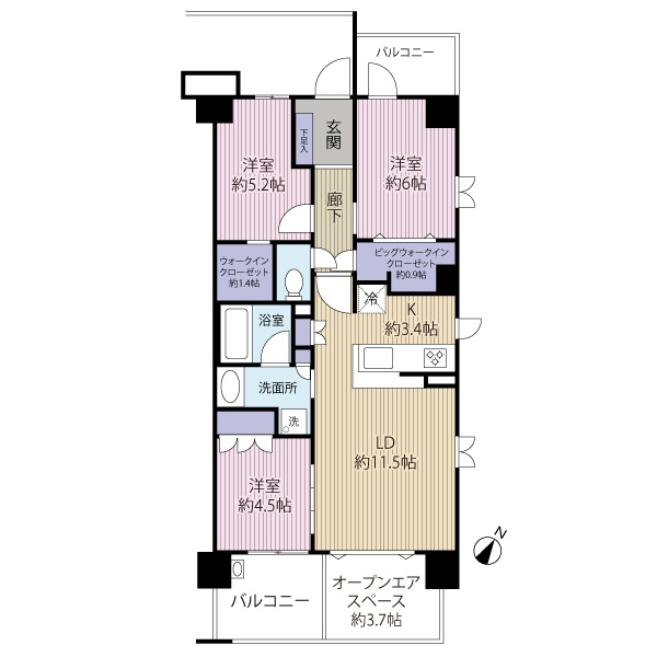 収納が豊富な間取りです★