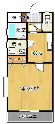 サンフィールド2の間取り