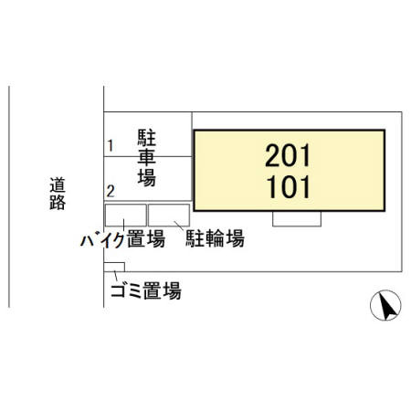 キュートの区画図