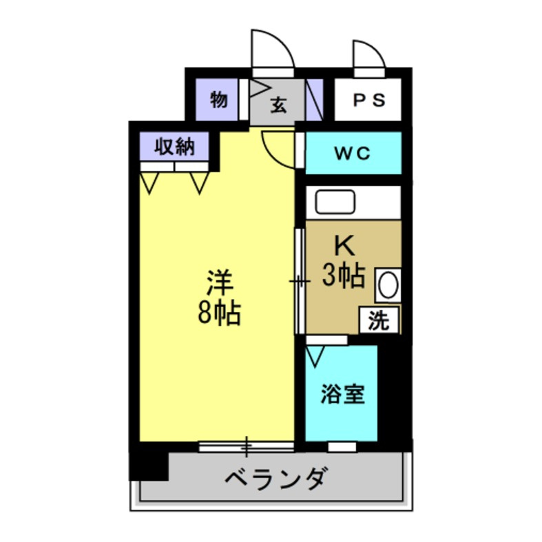 ソアレとこなめの間取り|参考間取りになります。
現状優先となりますのでご了承ください。
（キッチン台の配置が異なる場合がございます）