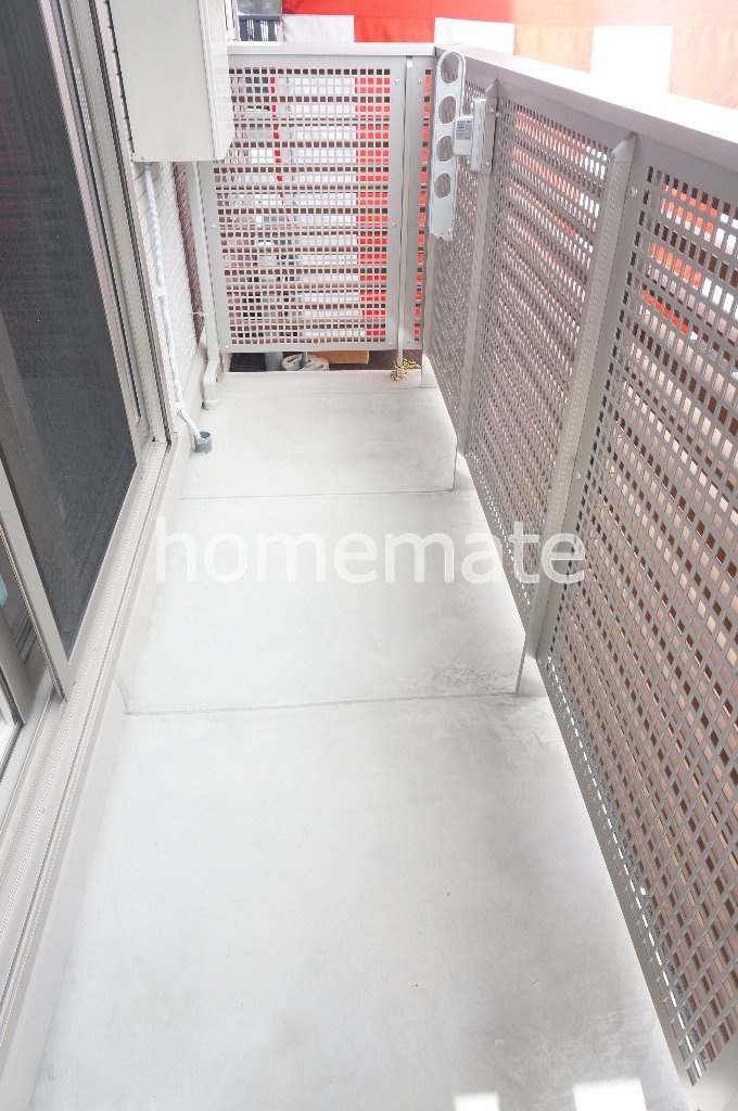 熊本市南区十禅寺２丁目のアパートのバルコニー