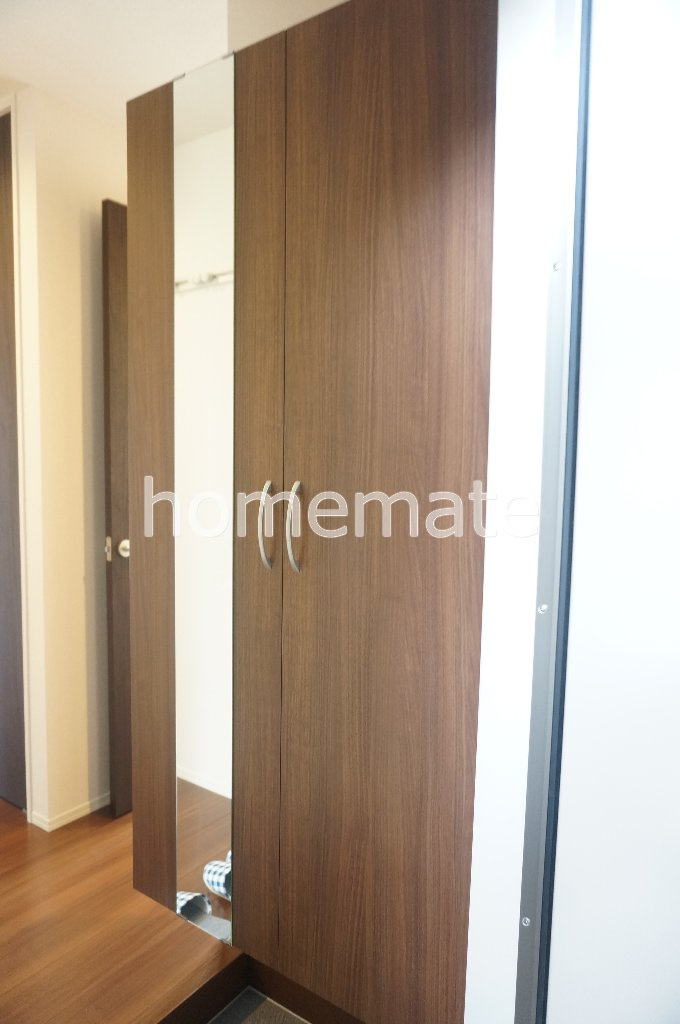 熊本市南区十禅寺２丁目のアパートの玄関