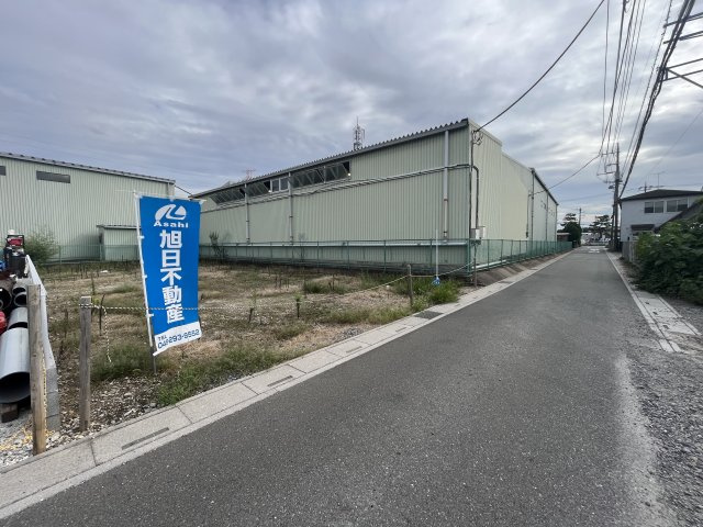 川越市南大塚6丁目　建築条件なし売地　西武新宿線『南大塚駅』徒歩18分　【武蔵野小学区】の前面道路含む現地写真