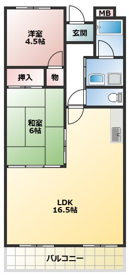 プラザ・ヒロの間取り