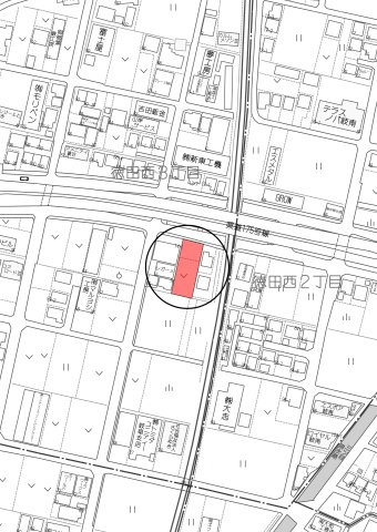 土地　徳田西3丁目の地図