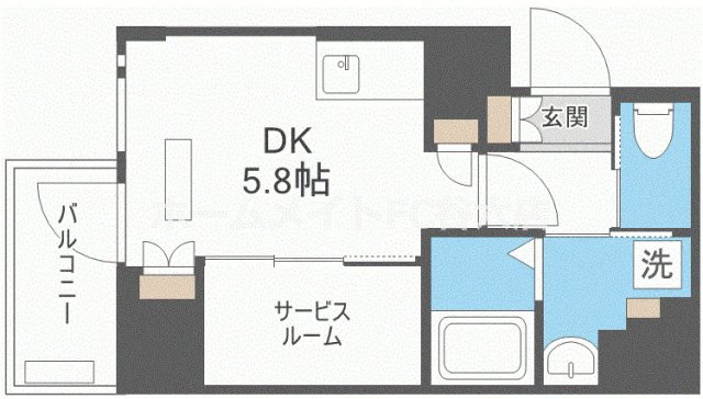 【間取り】 | ソルテラス阿波座ウィズ