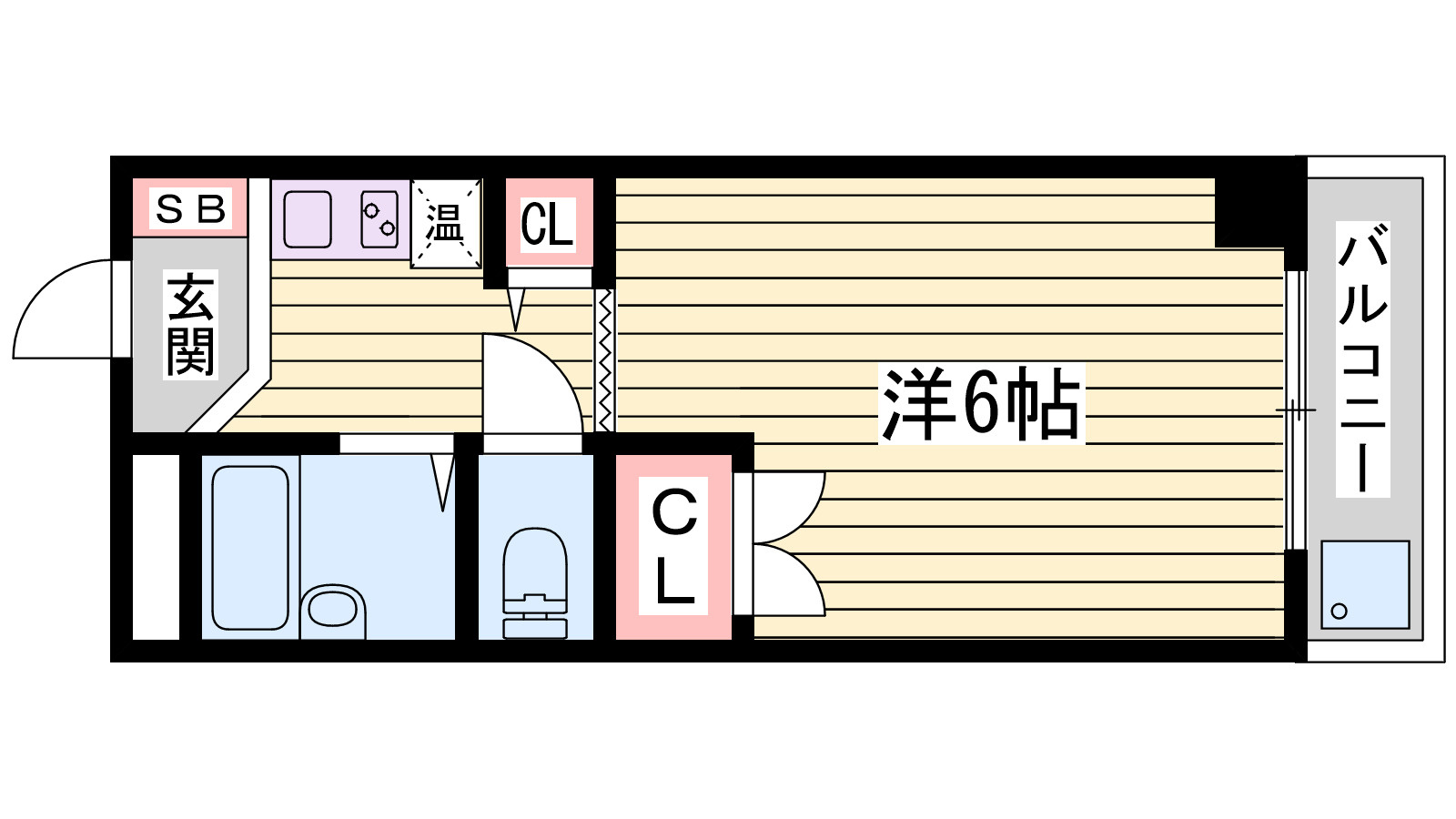 ハイツヤマネの間取り