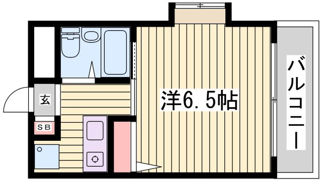 パサージュ西舞子の間取り