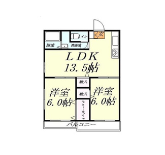 【間取り】 | 春日部市内牧2棟売アパート