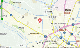【地図】 | 春日部市内牧2棟売アパート