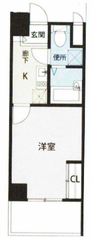 Ｆｌａｔ船橋の間取り