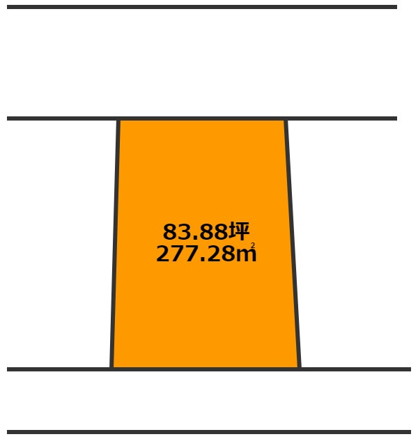 花山手西　売地の土地図