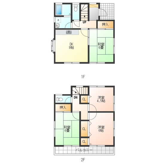 【間取り】 | 武蔵村山市大南3丁目　中古戸建 | 4DK♪