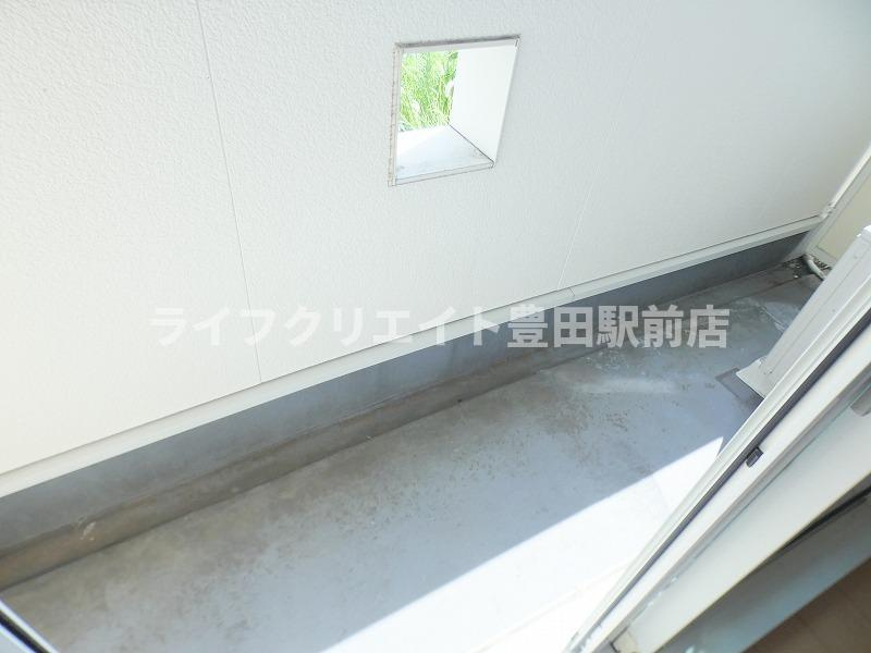 グレイス・パークBのバルコニー