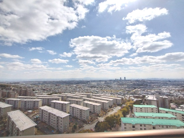 箕面市如意谷５丁目の中古マンションの展望