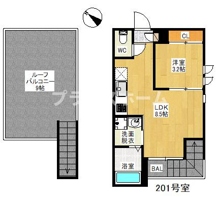 【間取り】 | GRANDTIC　M-2nd