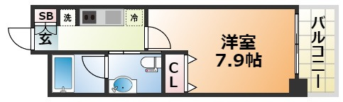 OTOWA神戸元町の間取り