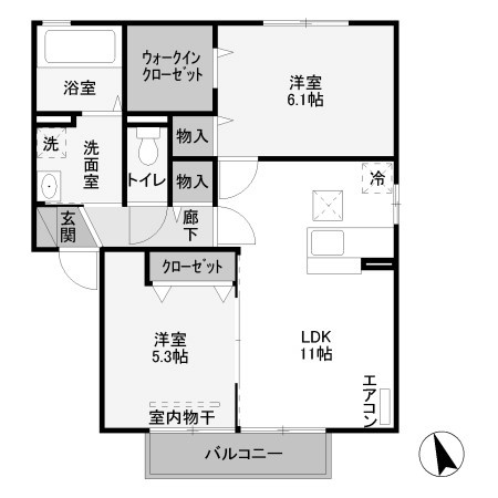 【間取り】 | エーデルハイムＢ