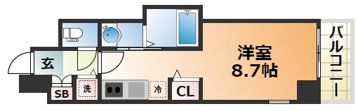 シャーメゾン神戸の間取り