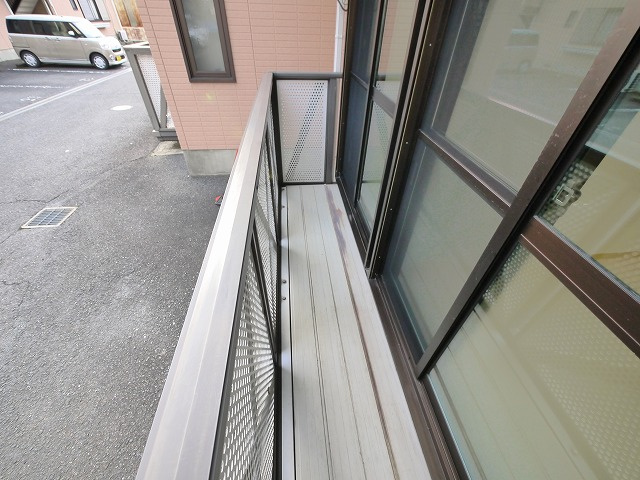 エクセル青垣のバルコニー|落ち着いた時間を過ごせるバルコニーです