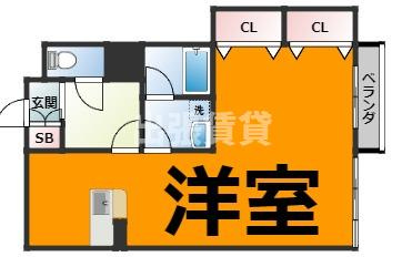 仲介手数料0円！中駒新栄レオンビルの間取り