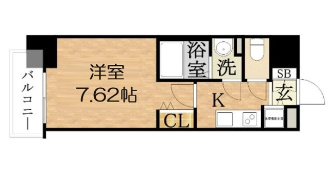 【間取り】 | Luxe天神橋