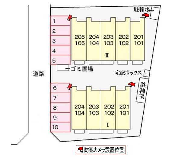 シュティル・ブリーゼⅡの区画図