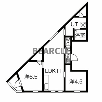 【間取り】 | 京都グランデ二条駅南