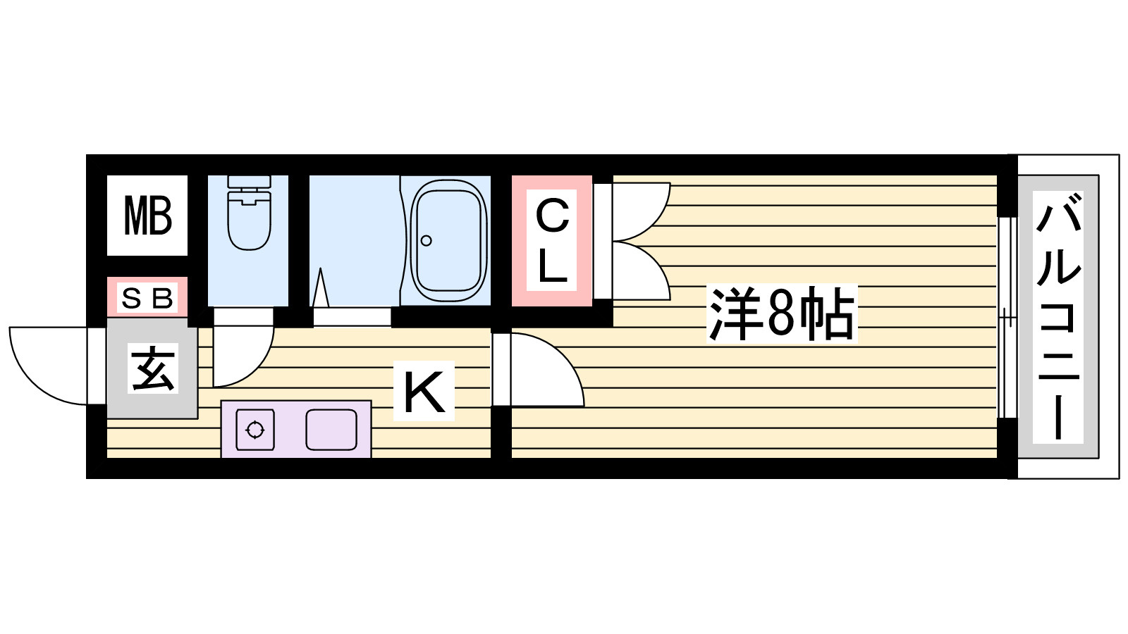 サンシャビルの間取り