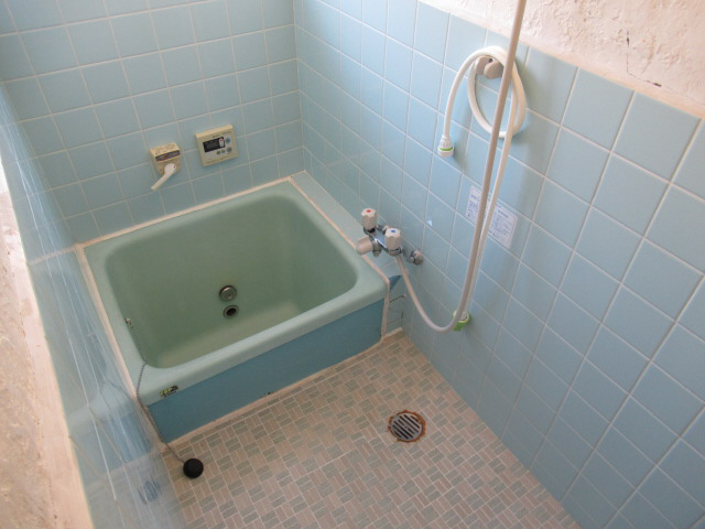 白水平屋の浴室