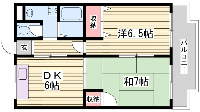マンションサエイの間取り