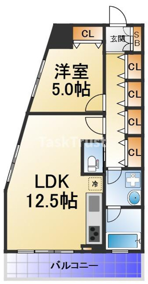 【間取り】 | レジュールアッシュ福島