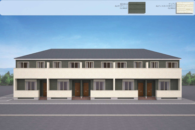 【外観】 | リジェールA | ファミリー向け3LDKメゾネット！　小型犬・猫飼育OK！