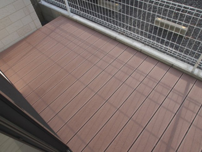 【バルコニー】 | 泉田4丁目新築戸建② | ウッドデッキもございます。