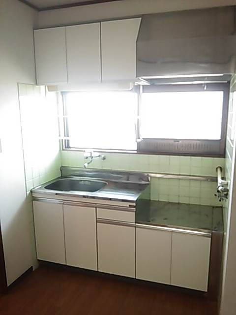 シャトーさわだⅠのキッチン|ガスコンロ設置可
※別室参考写真