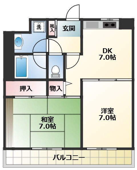 メゾンドシャンタルの間取り