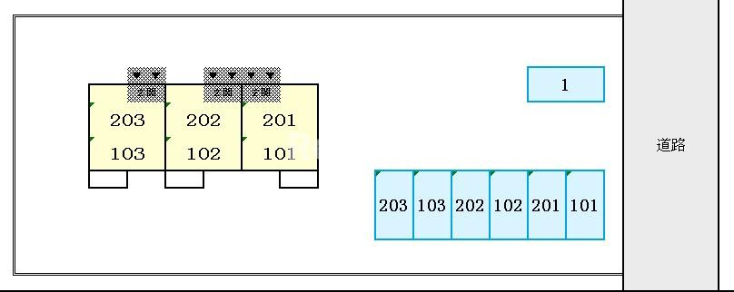 メゾンヴィヴァーチェの駐車場|駐車場
