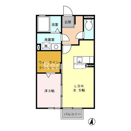 ボナール伊神の間取り