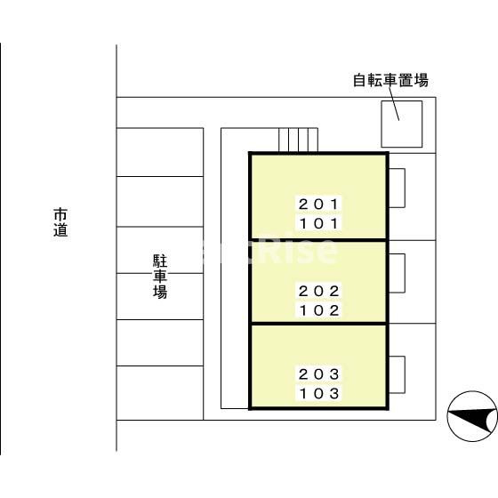 ボナール伊神の玄関