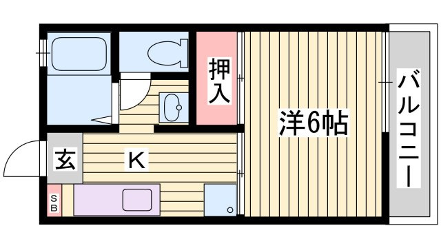 ヴィラ北平野Ⅰの間取り