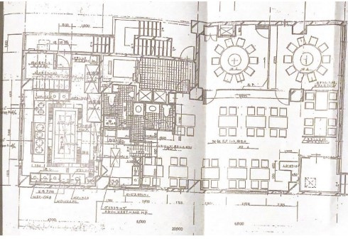 【間取り】 | 板橋駅徒歩5分 滝野川7番店舗 2階 53.52坪 中華居抜き