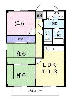 【間取り】 | メゾンホワイト