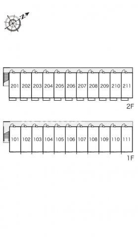 レオパレスラ・フォーレ一宮Ⅱのエントランス
