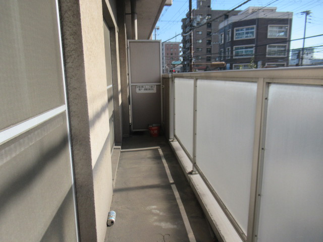 津田ビルのバルコニー