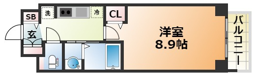 MJC神戸ハーバーウエストの間取り