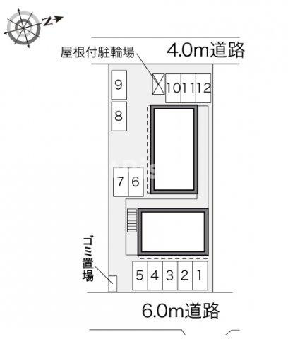 レオパレスファインの駐車場