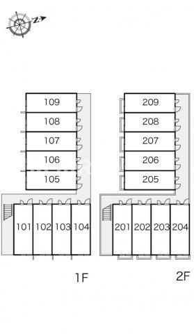レオパレスファインのエントランス