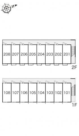レオパレス木曽リバーのエントランス