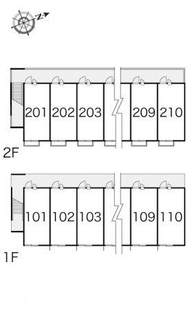 レオパレス長島のエントランス